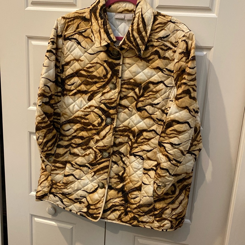NWT Chico’s quilted jacket